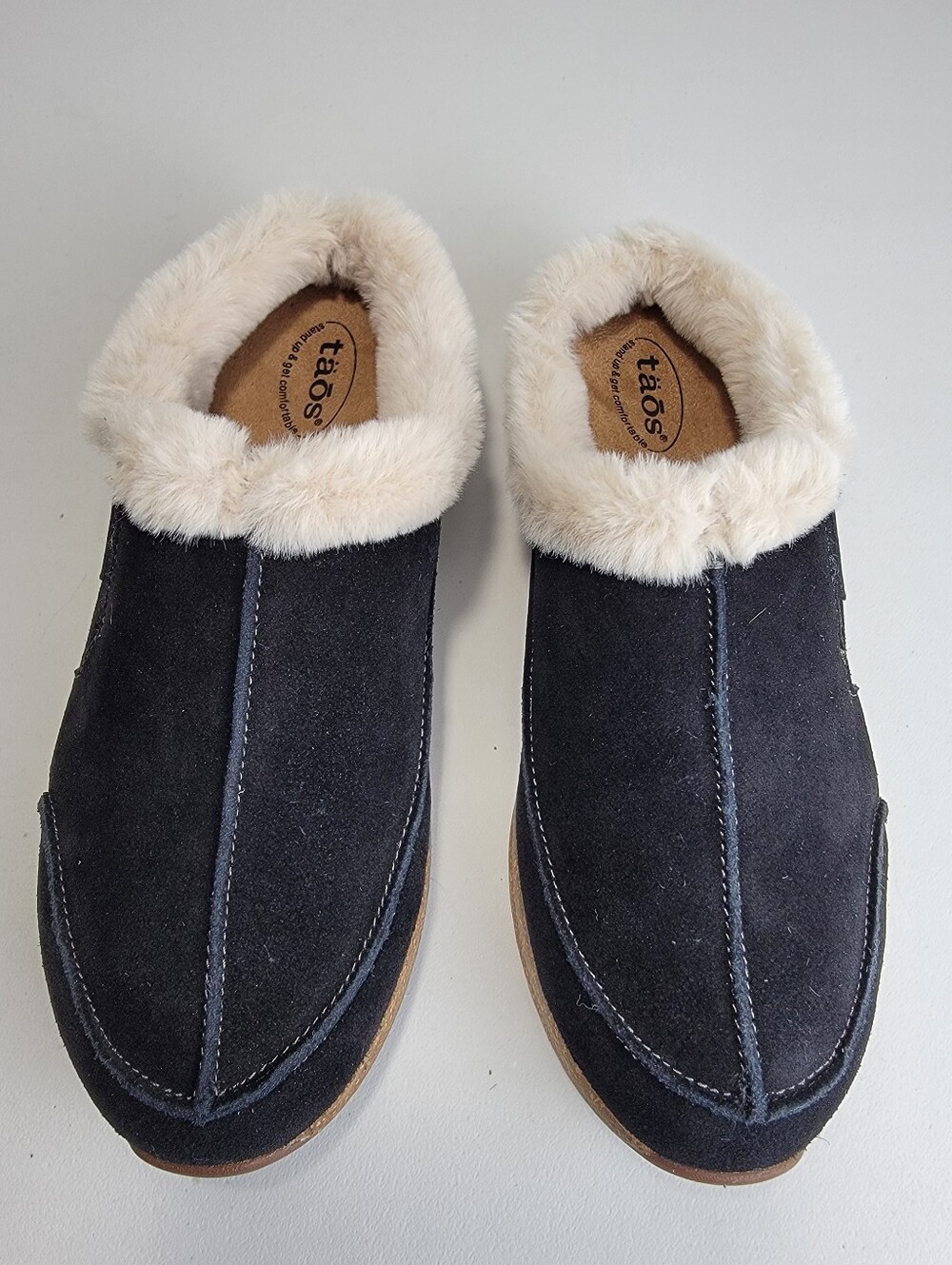 TAOS Future Womens Clogs Comfort Slides (Pick A Size 8,9), Black Suede New W/Box